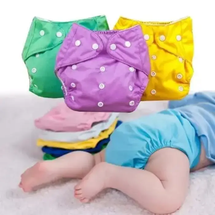 Re-Washable Baby Cloth Diapers with Waterproof Materials